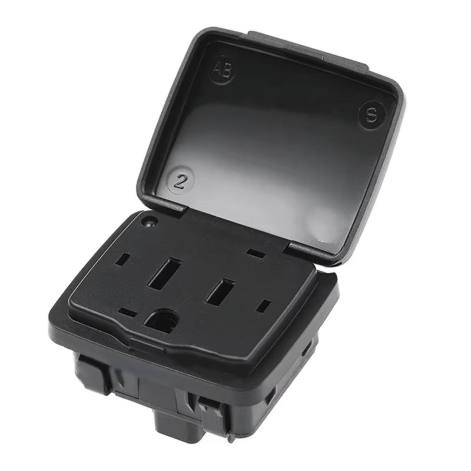 Compatible Con F250 F350 F450 BC3Z19N236A Toma Corriente Consola Central Automóvil USB AUX Puerto