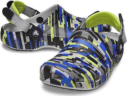 Crocs Unisex Classic Adjustable Slip Resistant Clogs | Work Shoes, Atmosphere/Multi, Numeric_5 US Men | Image 5