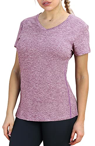 icyzone V-Neck Workout Shirt