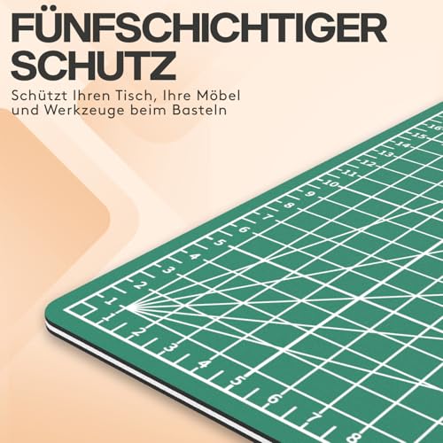 Schneidematte Acropaq A2 – Selbstheilend, 60 x 45 cm, 5 Lagen