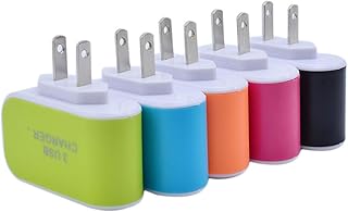 TIDTALEO Adaptador De Tomada Carregador USB Carregador De Telefone Celular Carregadores De Parede De Celular USB Um Adaptador De Tomada De Carregador Adaptador USB Carregadores Móveis Três