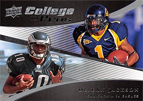 DeSean Jackson football card (California Golden Bears) 2008 Upper Deck College to Pros Rookie #CP14