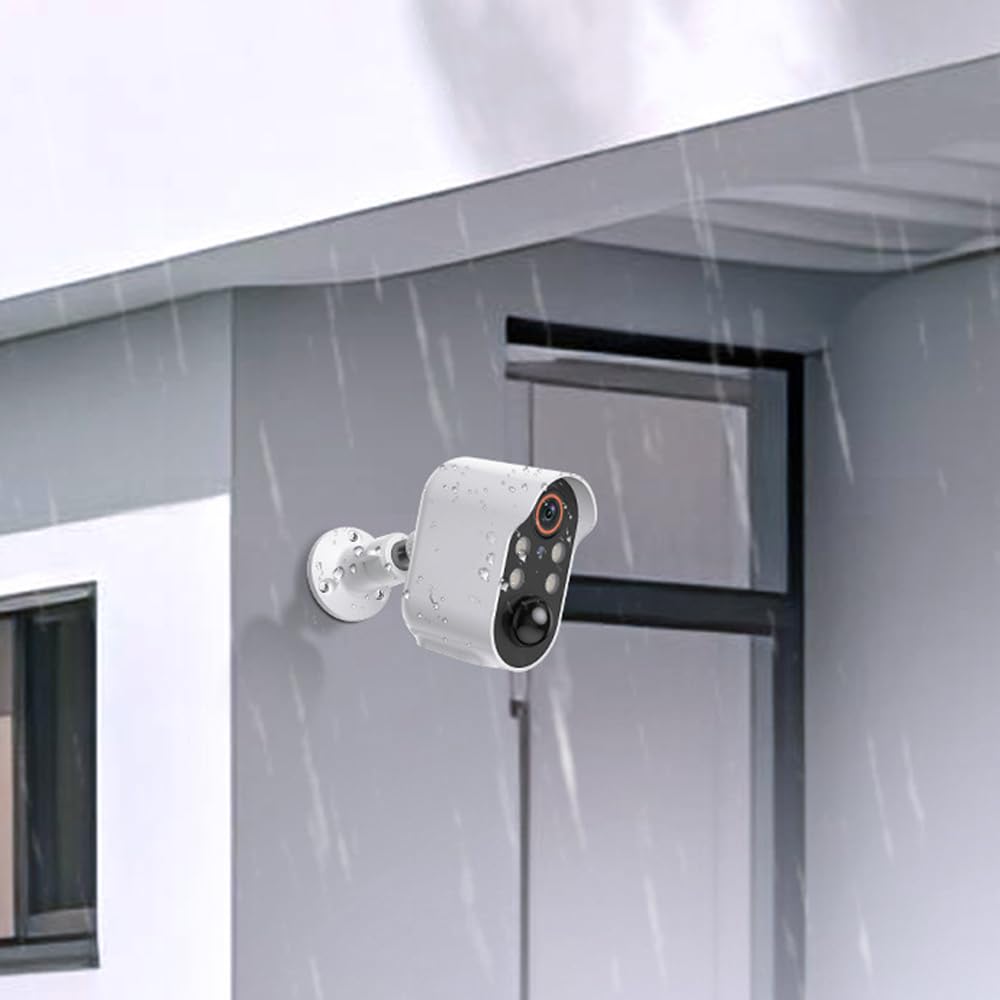 Pacchetto di telecamere di Sicurezza Wireless basate su intelligenza Artificiale con rilevamento Umano Tramite intelligenza Artificiale, archiviazione Cloud e Visione Notturna
