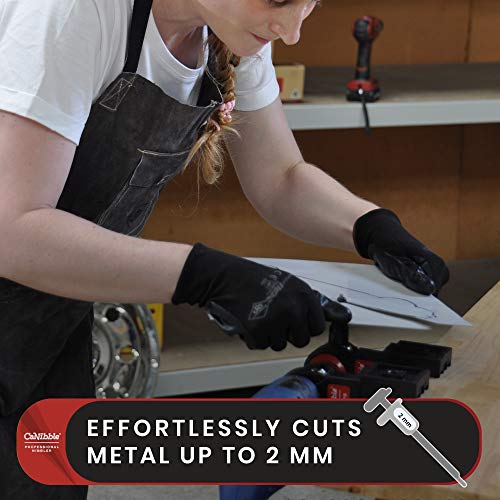 CaNibble Drill Attachment Nibbler, For Flat & Corrugated Sheets Up To