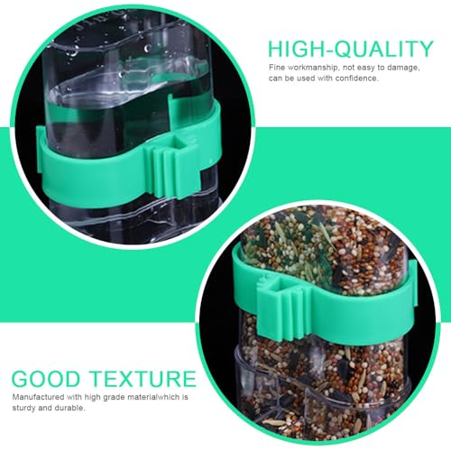 2 PCS Bird Cage Automatic Feeders - Food & Water Dispenser for Small Animals, Parrot, Canaries, Cockatiels - Image 4