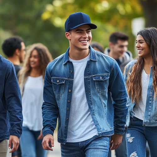Image of 12 Pack Seamless Baseball Caps Wholesale Bulk - No Center Seam, DIY Friendly, Adjustable Breathable Lightweight for Men Women