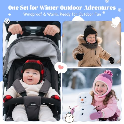 Image of Century Star Kid's Soft Slouchy Beanie Hat Toddlers Winter Cute Cuff Baggy Hip-hop Hat Boys Girls Youth Knit Skull Cap