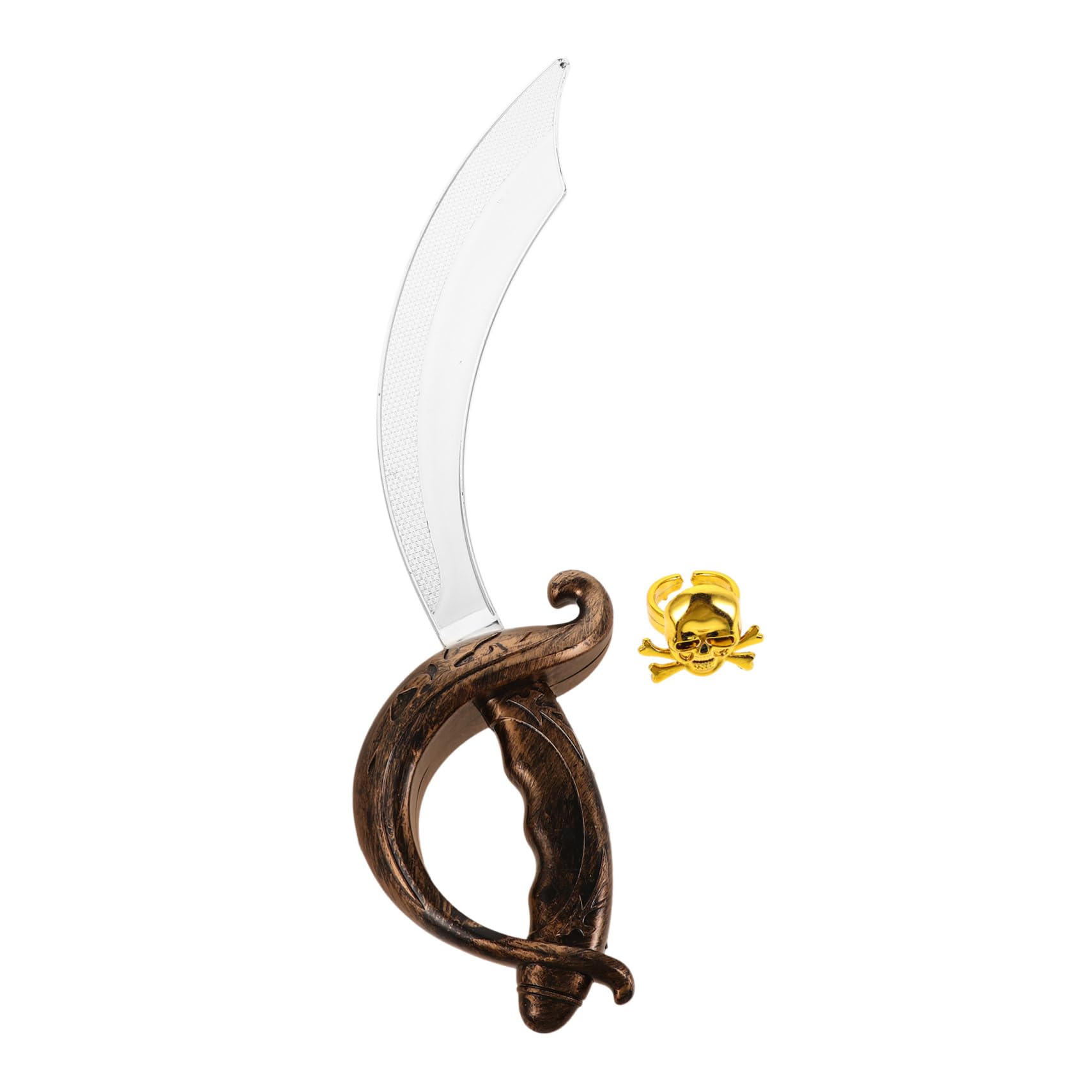 TOVINANNA Pirate Knife Toy Plastic Swords and Pirate Hook for Boys and Girls Halloween Dress up Accessories for Role Play Performance