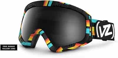 Amazon.com : VonZipper Feenom Spherical Snow Goggle, Black