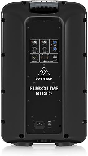 Miniatura 4 de Eurolive B112D 1000W Sistema de altavoces PA alimentados de 12 pulgadas con opción inalámbrica y mezclador integrado, paquete con, 2 cables de