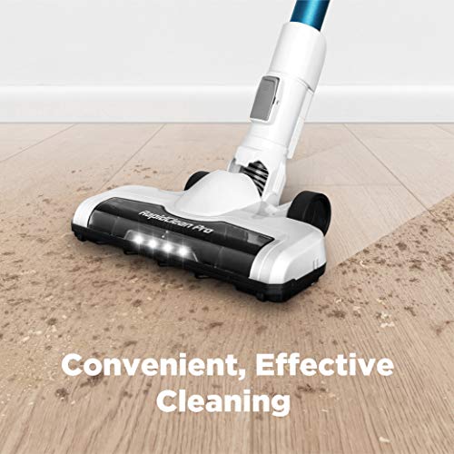 Image of Eureka RapidClean Pro Lightweight Cordless Vacuum Cleaner, High Efficiency Powerful Digital Motor LED Headlights, Convenient Stick and Handheld Vac, Essential, White