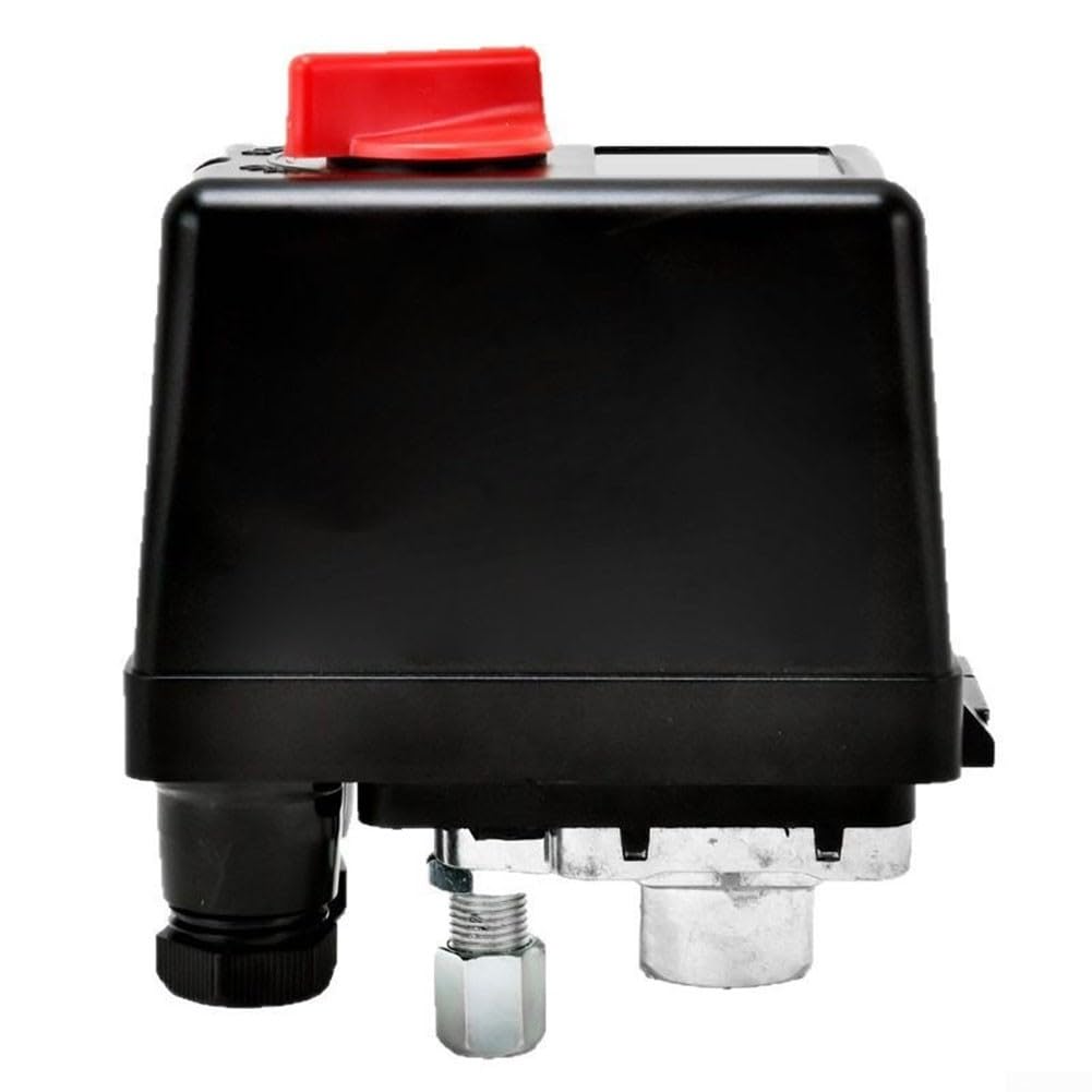 Pressostat de compresseur d'air 220 V pour application horizontale avec étanchéité efficace et économie d'énergie (9-12 bar (135-175 psi))