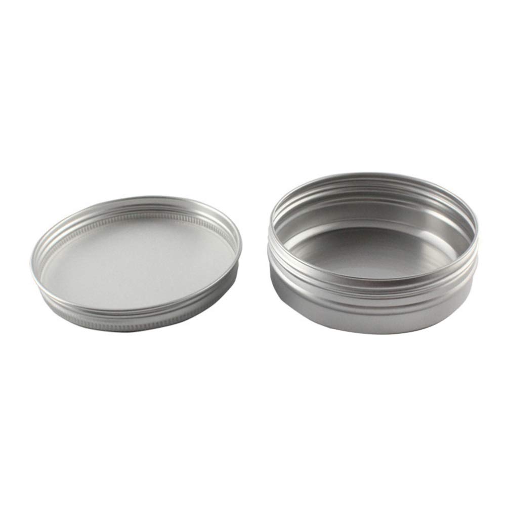24 Stück Aluminiumdosen Mit Schraubdeckel – 15 Ml, Transparent, Für Kosmetik, Creme & Lippenpflege
