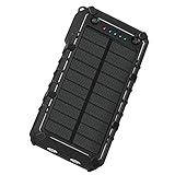 KOJOTON Solar Charger, 16000mAh Portable Solar Power Bank Waterproof/Shockproof/Dustproof Dual USB Battery Bank for cell phone,iPhone,Samsung,Android Phones,Windows phones,GoPro Camera,GPS and More