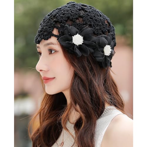 Gorro Beanie Crochet Mujer Algodón Verano miniatura 5