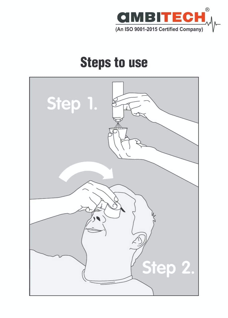 AmbiTech Transparent Eye Wash Cup (Pack Of 1) AmbiTech Transparent Eye Wash Cup (Pack Of 1)