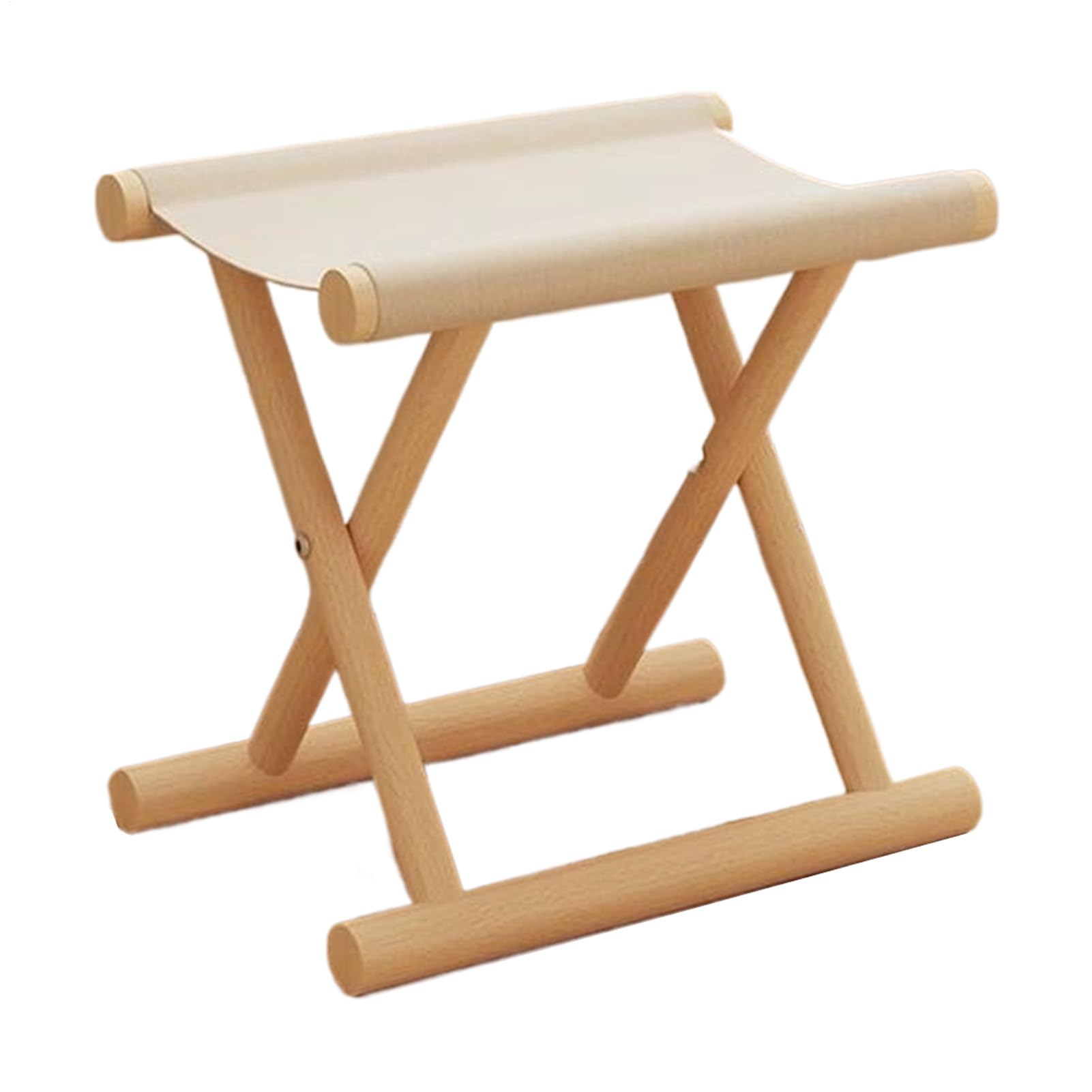 Generisch Tragbarer Klapphocker | Massivholz Falthocker | Leichter Sitzhocker Kompakt Für Outdoor Haushalt Bad Küche Wohnzimmer Garten