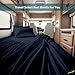 Shreem Linen RV King Sheets 72x80, 100% Egyptian Cotton 4-Piece Camper Bedding Set, Fits 10-12