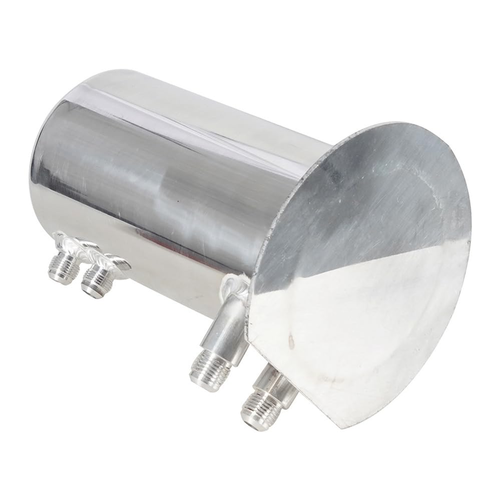 Tanque de Combustible Universal para Automóvil de 2,5 L/0,66 Galones con Forma de, Tanque Turbo AN8-AN10, Depósito Colector de Aceite Modificado para Automóvil