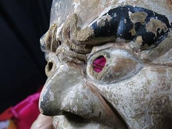 古面 江戸時代 木彫 彫刻 お面 能面 圧面 面 見