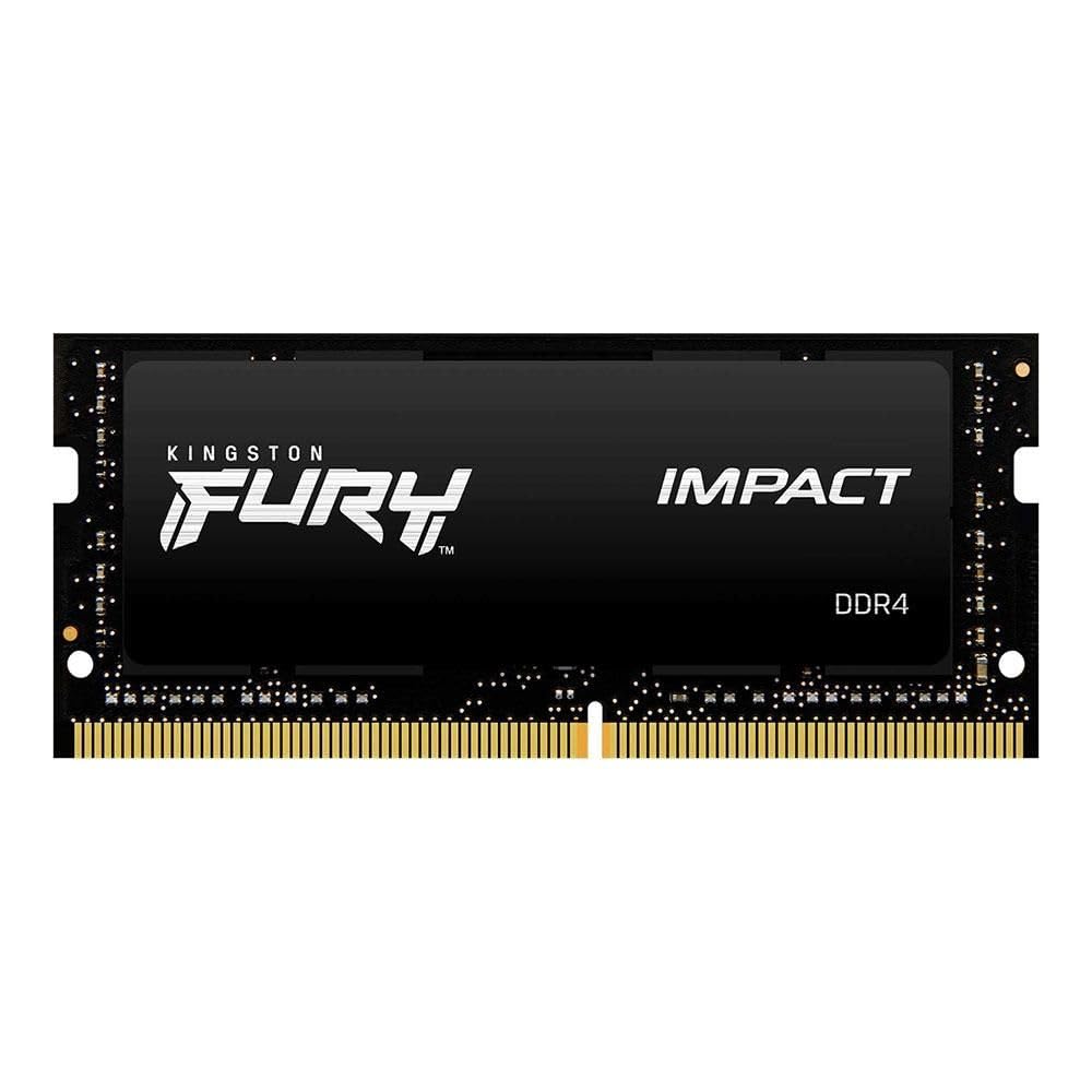 FURY Impact 16GB 3200MT/s DDR4 CL20 Laptop Memory Single Module | Intel XMP | AMD Ryzen | Plug n Play | Low Power Consumption | KF432S20IB/16