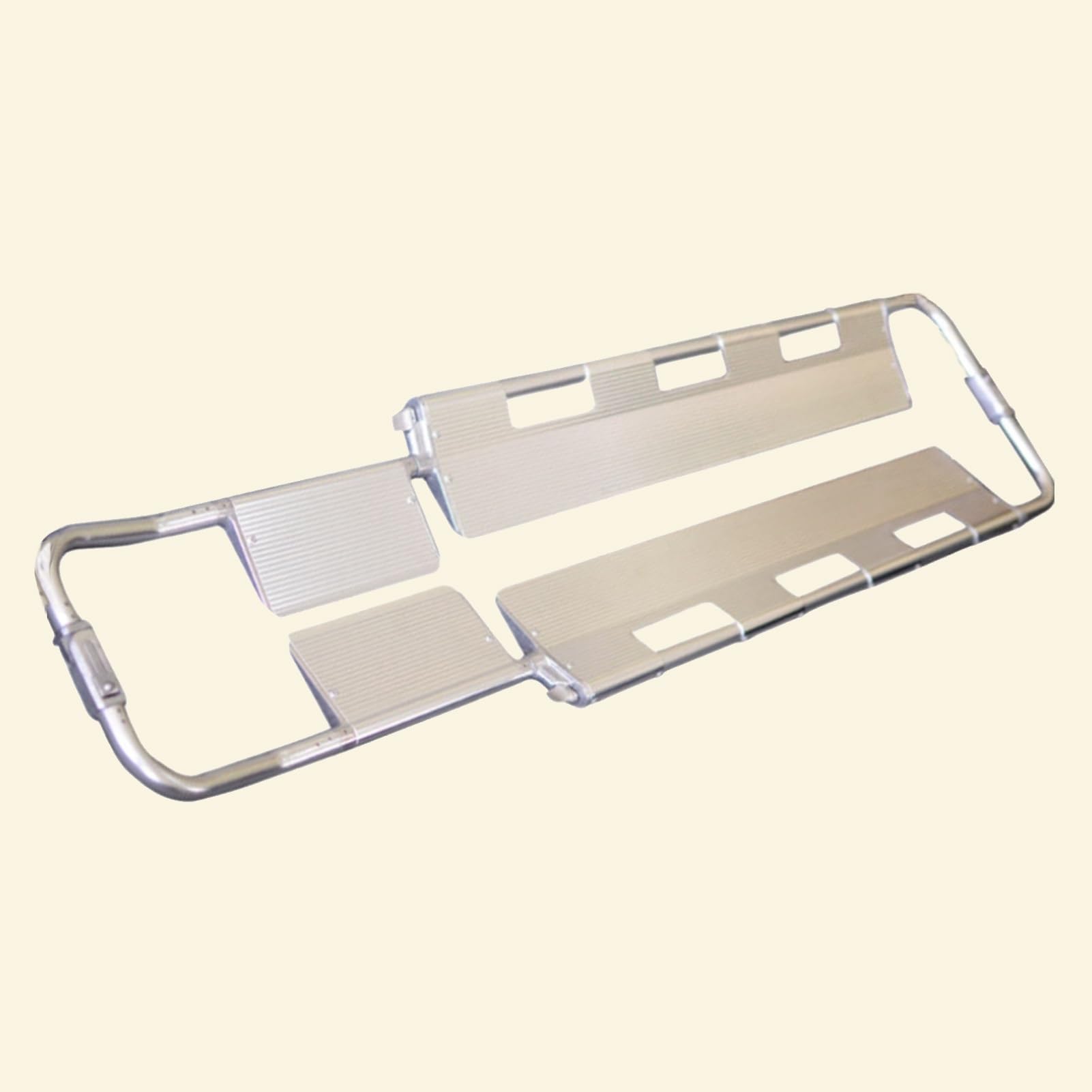 Civière Pliante Portable, Brancard Type de Pelle Alliage D'aluminium, Civière de Sauvetage À Longueur Réglable, Brancard de Type Séparable, pour Hôpital, Maison, Sites Sportifs ( Size : Aluminum alloy