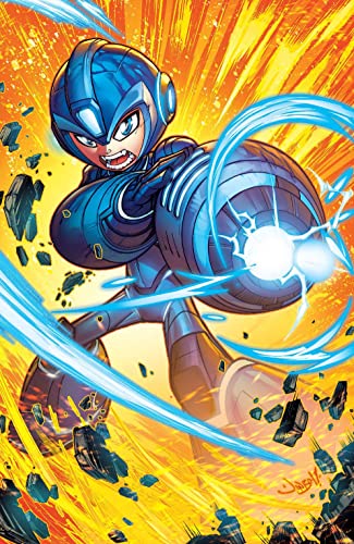 Mega Man Fully Charged 3 Meyers Virgin Cover cómic variante con respaldo Rated Comics 2