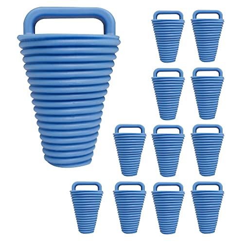 CANALHOUT 12 Pieces Kayak Scupper Plug Kit TPE Scupper Plugs Drain Holes Stopper Bung with Handle...