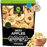 Nut Cravings Dry Fruits - Dried Apple Rings Slices, No Sugar Added - Chewy Soft Texture (32oz - 2 LB) Packed Fresh in Resealable Bag - Sweet Snack, Healthy Food, All Natural, Vegan, Kosher Certified