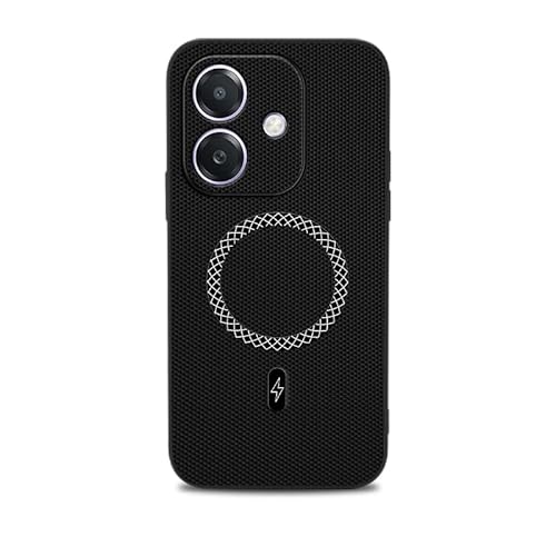 Case �Ή��@�� for Oppo A3, �Ή��@�� for Oppo A3x [3D�e�N�X�`���[] [�����}�O�l�b�g�����O] �X�}�z�P�[�X Black