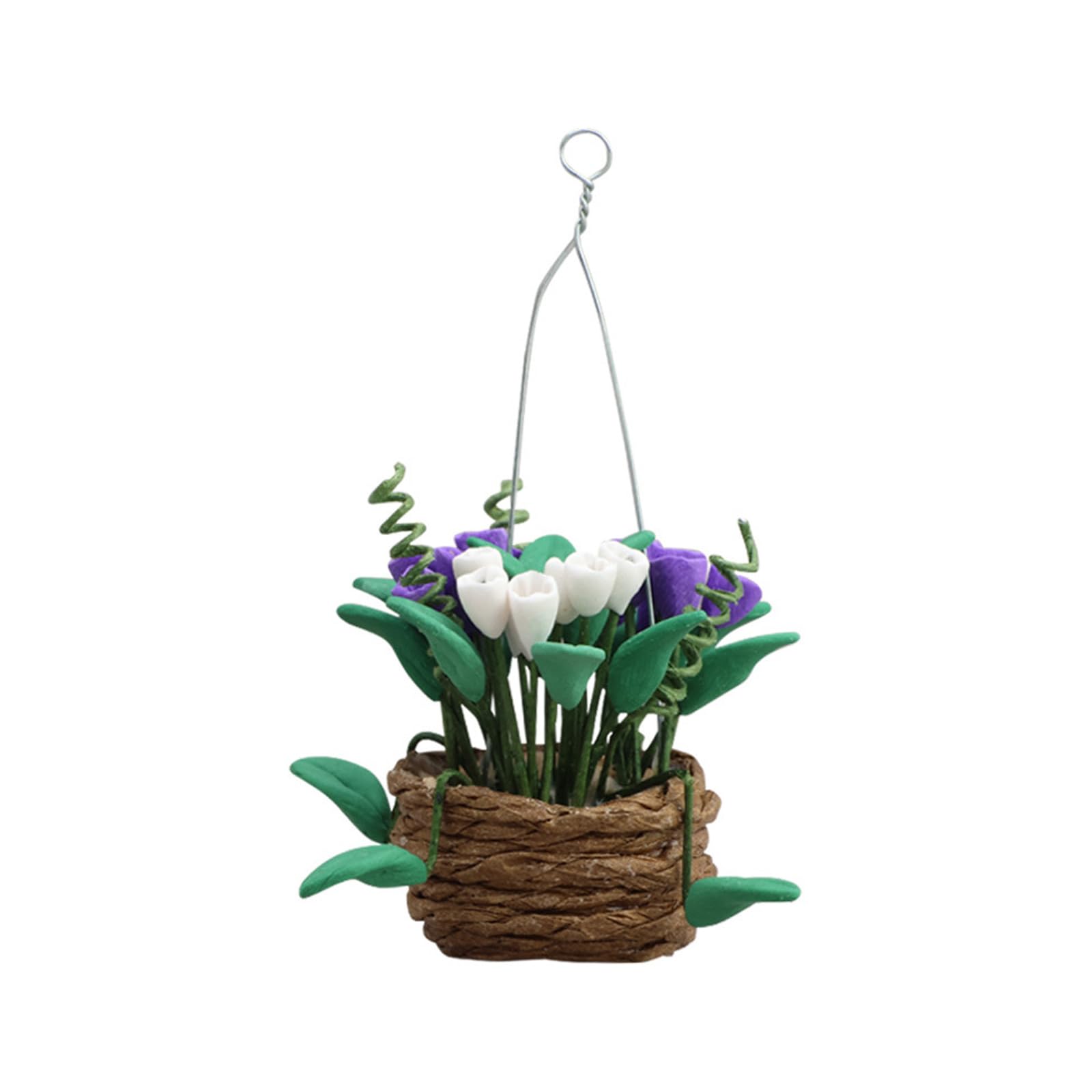 Realistic Small Flower Arrangement Permanent Rosin Artisan Deck Model House Display Permanent Rosin Model House Bush