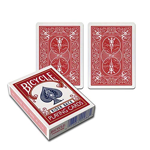 Jeu De 54 Cartes Bicycle Double Tarot Rouge - Dos Spécial Magie Et Effets Visuels