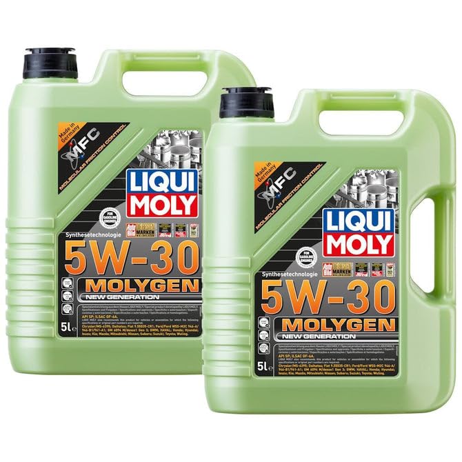 WOL-Aceite de motor LiquiMoly 5W30 MOLYGEN NUEVA GENERACIÓN Tecnología de síntesis 9047 (10)
