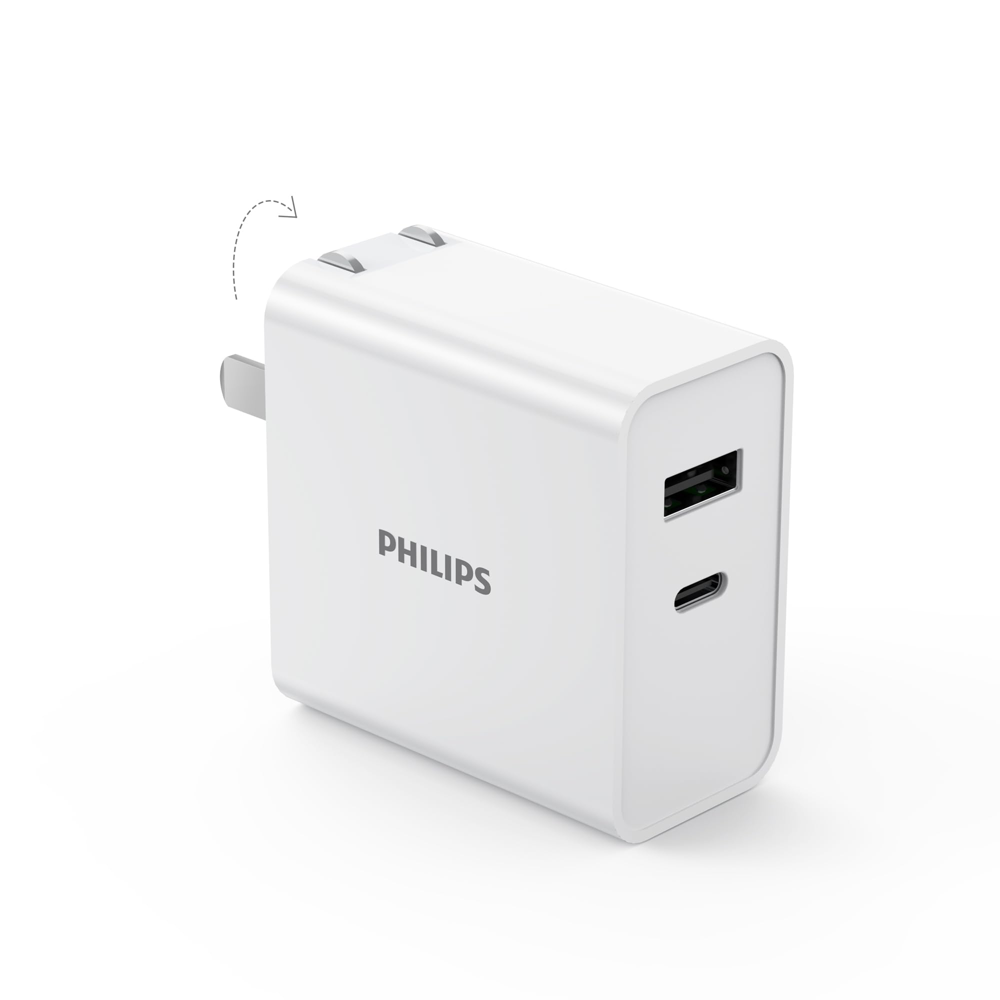 Amazon | Philips(フィリップス) USB充電器 65W急速充電 USB-C/USB-A