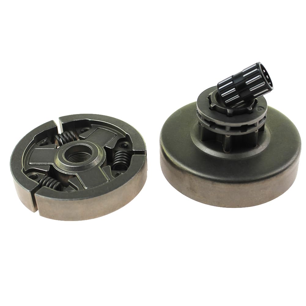 Piezas de jardín Conjunto de Jaula de Aguja para piñón de Tambor de Embrague, Compatible con Motosierra Stihl 038 038AV MS380 MS381 MS381N 1119 0007 1003 9512 933 3150