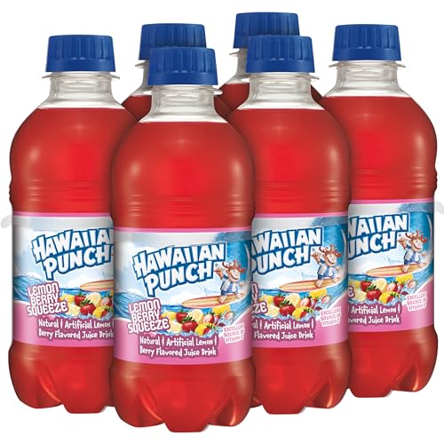 Hawaiian Punch Lemon Berry Squeeze Fruit Juice Drink, 10 Fl Oz Bottles, 24 Count (4 Packs Of 6), Ready-to-drink, On-the-go, Caffeine-free, Carbonation-free, Gluten-free, Excellent Source Of Vitamin C image 8