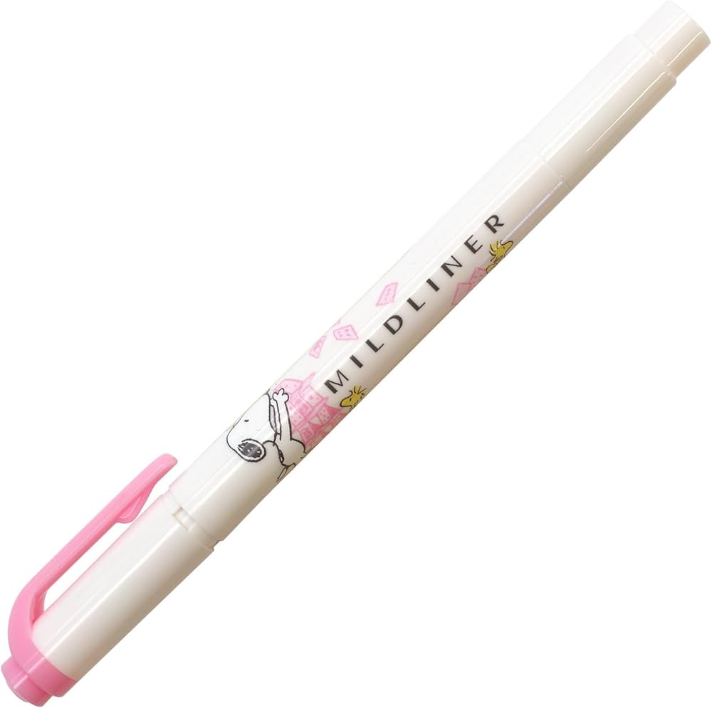 Amazon.co.jp: 蛍光ペン マイルドライナー ピーナッツ【マイルドピンク
