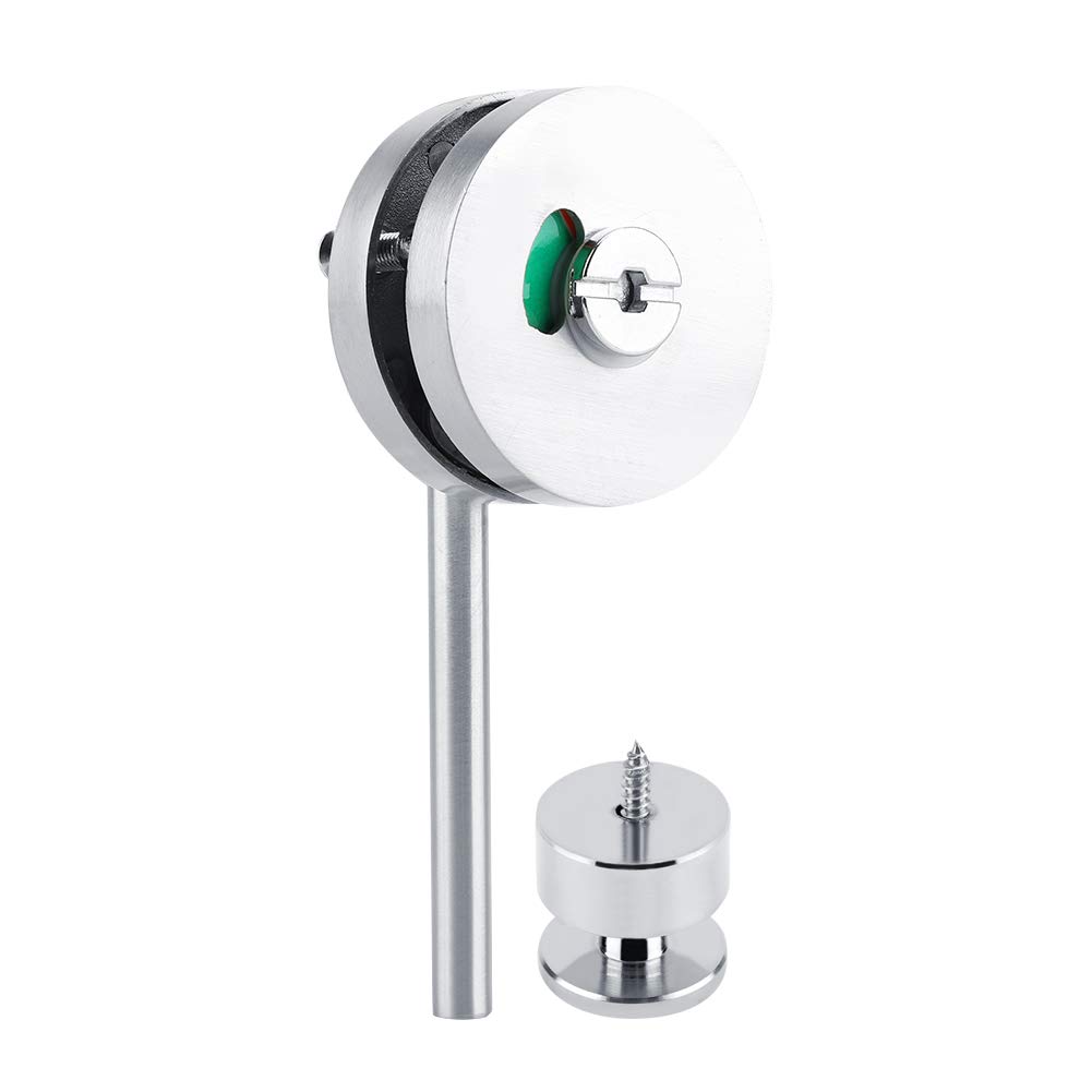 Secure Toilet Door Display Lock ,Display Door Lock ,Freely Occupied Door Lock ,Station for the, Silver - Image 3