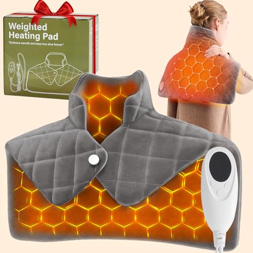 Weighted Heating Pad for Neck Shoulders and Back