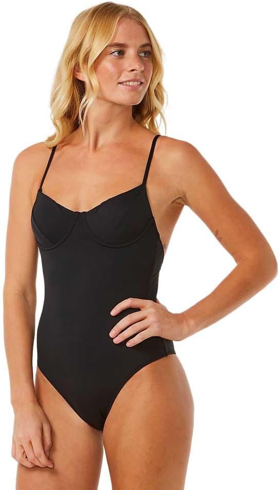 肩リボンワンショル 3点セット ブラック NICE CLAP swimwear/肩リボン