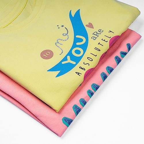 Image of Real Basics Girls Regular Fit Full Sleeves Tshirt (Pack of 2)