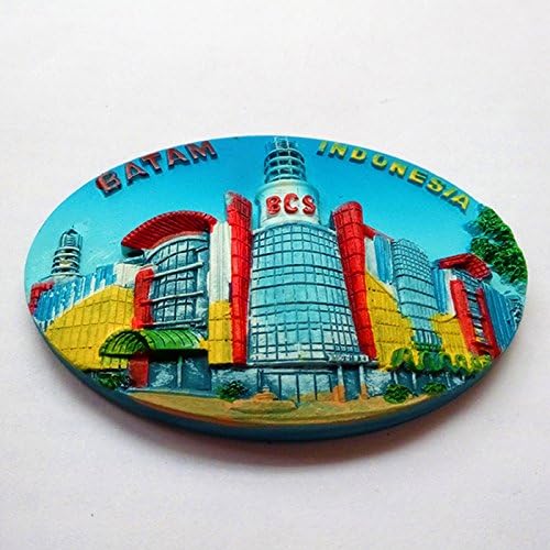 Indonesia BATAM creative characteristic tourist souvenirs household decorations 3D polyresin Fridge Magnet