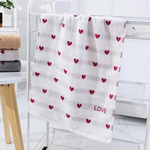 Serviette de bain pur coton absorbante drap de visage à séchage rapide - 3