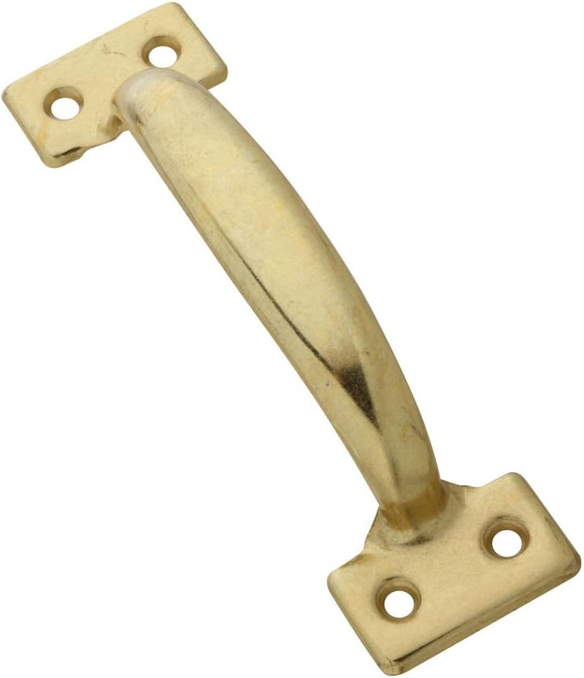 National Hardware N116-764 Pull, Brass, 6-1/2"