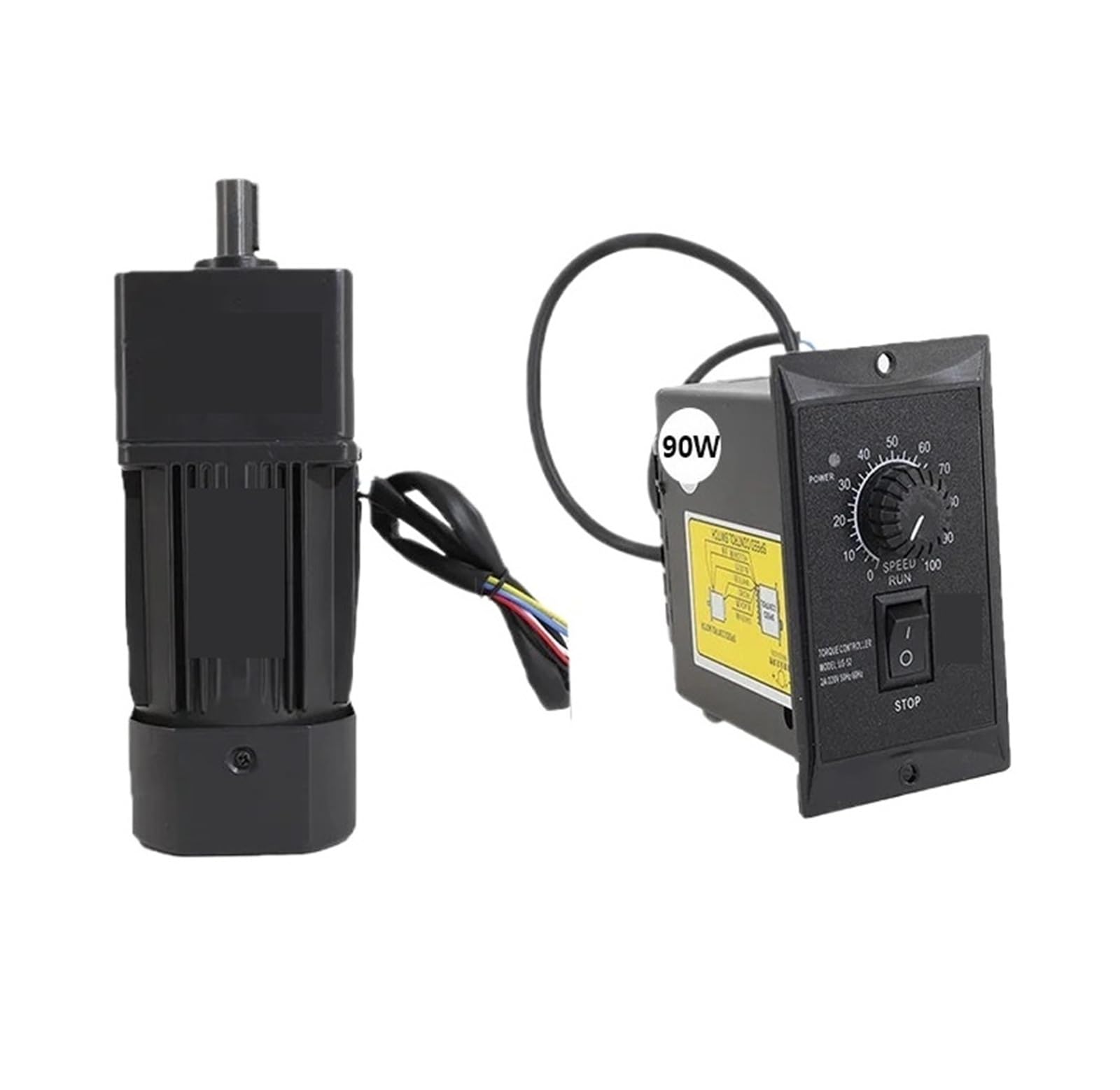 Moteur électrique 220V pour convoyeur et automatisme d'atelier 90W