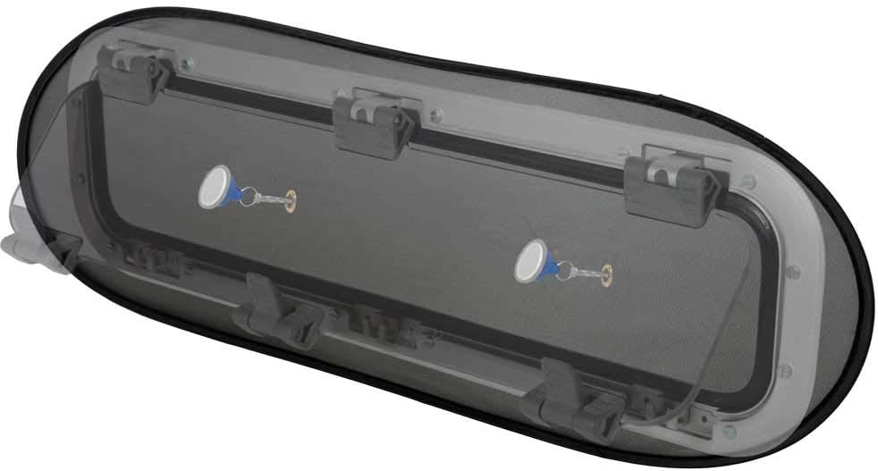 Bug screen for large portlights