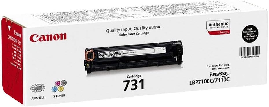 Canon 731BK Toner Cartridge, Black
