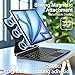 Keyboard Case for iPad Air 13 inch (M3 2025/M2, 2024),iPad Pro 12.9 inch (3/4/5/6th Gen)，Magic-Style Magnetic – Floating Cantilever Stand – Backlit Keyboard Case with Multi-Touch Trackpad (Black)