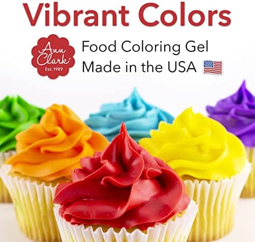 Ann Clark Premium Food Coloring Gel 4-pack Non-GMO, Made in USA