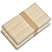 100 Pièces Bâtons en Bois, Batonnet Bois pour Loisirs Créativité des Enfants, Bâtonnets de Bois Naturel, Batonnet de Glace pour Les Bricolages Artisanat